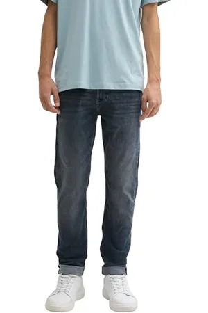 TOM TAILOR Herren Tapered Slim Fit Jeans mit Stretch, , 30/32