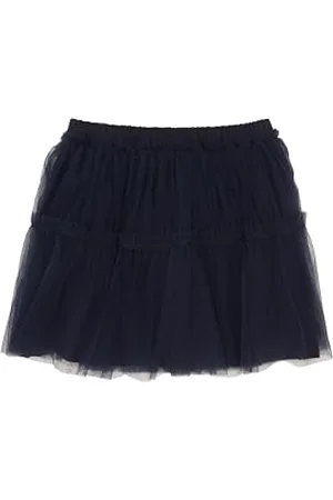 TOM TAILOR Mädchen Kinder Mesh-Rock, sky captain blue, 104/110