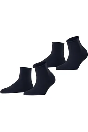 ESPRIT Damen Socken Basic Pure Multipack W Sso Baumwolle einfarbig 2 Paar, , 35-38