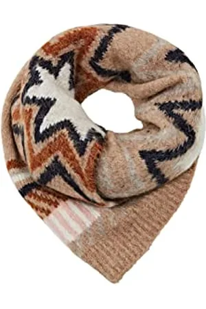 ESPRIT Damen 112ea1q306 Mode Schal, Light Beige, Einheitsgröße EU