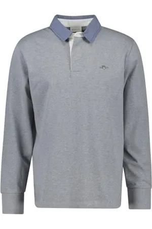 GANT Herren REG Chambray Heavy Rugger T-Shirt, , L