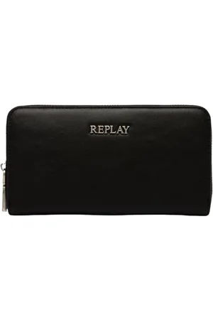 Replay Damen Portemonnaie mit Münzfach, Schwarz (Black 098), Onesize