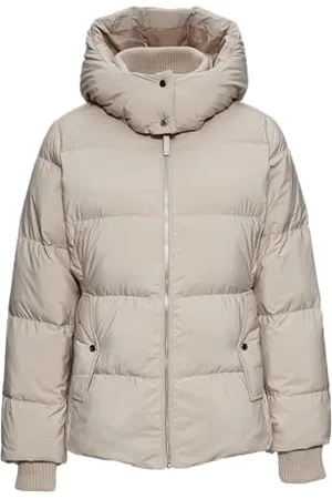QS by s.Oliver Daunenjacke mit Abnehmbarer Kapuze helles beige 46