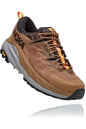 Hoka One One Unisex-Erwachsene Sky KAHA Low GTX Herren Wanderschuhe, Otter/Persimmon Orange, 42 EU