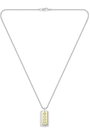 HUGO BOSS Jewelry Halskette oder Gliederarmband für Herren Kollektion DEVON aus Zweifarbiges Edelstahl, Necklace