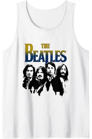 The Beatles Skyline, und Weiß Tank Top