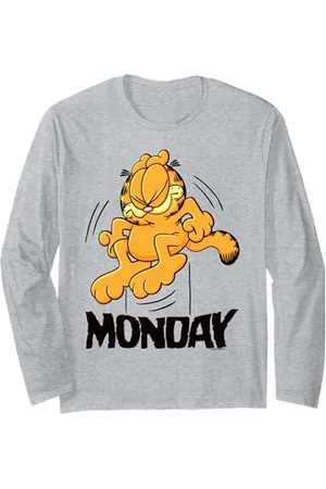 Garfield Fürchtet sich vor Montag Langarmshirt