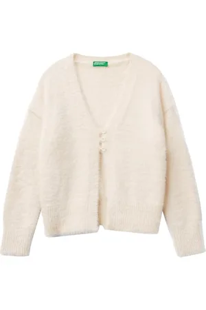 Benetton Mädchen und Mädchen M/L 19bac601l Strickjacke, , 150 cm