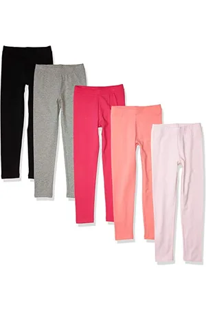Amazon Mädchen Leggings, 5er-Pack, , 6-7 Jahre