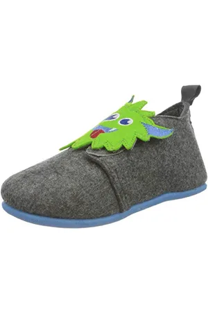 Playshoes Unisex Kinder Filz Hausschuh
