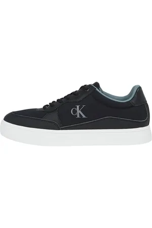 Calvin Klein Herren Cupsole Sneaker Classic Tech Ripstop Low Top, Mehrfarbig (Black/Bright White/Trooper), 41