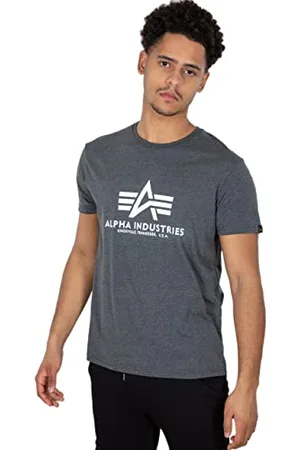 Alpha Industries Herren Basic T-Shirt, Blickdicht, , M