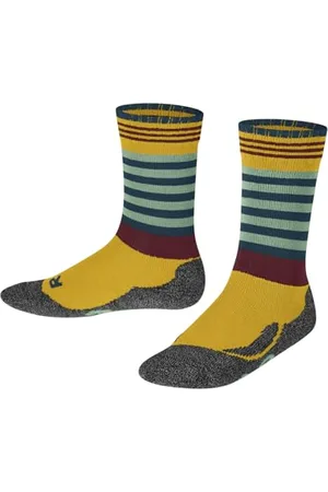 Falke Unisex Kinder Socken Active Frog K So Wolle Funktionsmaterial dick atmungsaktiv gemustert 1 Paar, , 19-22