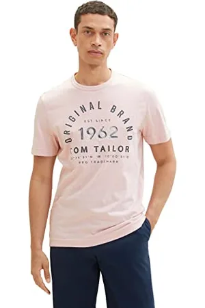 TOM TAILOR Herren T-Shirt mit Print aus Baumwolle