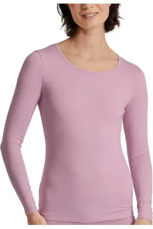 Calida Natural Comfort Langarmshirt, Rundhals Damen, aus hochwertiger Baumwolle, natürlicher Glanz und glatter Griff