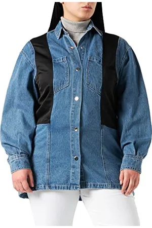 İpekyol Womens Below HIPS Scuba Denim Mix Jacket, , 40