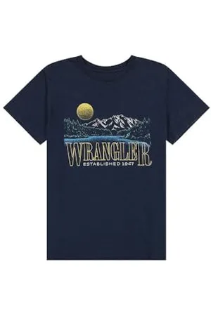 Wrangler Damen Graphic Tee T-Shirt, , L EU