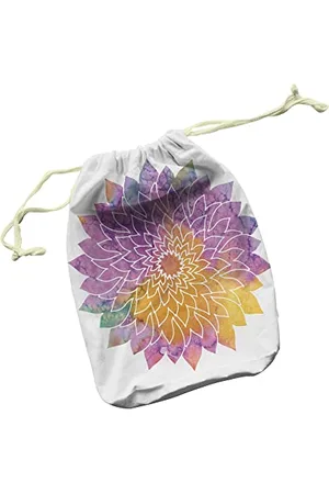 Questo Casa Bedruckte Baumwoll Taschen mit Kordelzug, Einkaufstasche, Stoffsack, Stofftasche, Beutel, Gemüsesack, Wiederverwendbare, Faltbar, Größe: 40x50 Cm
