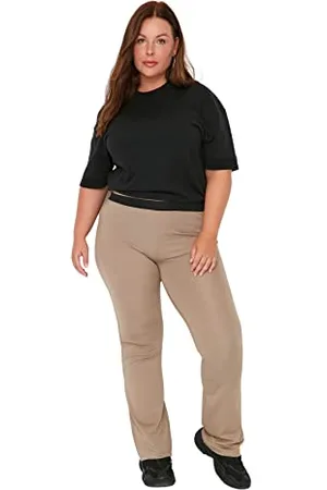 Trendyol Damen Regular Plus Size Jogginghose Trainingshose, , XL