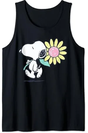 Peanuts Snoopy rosa Gänseblümchen Tank Top