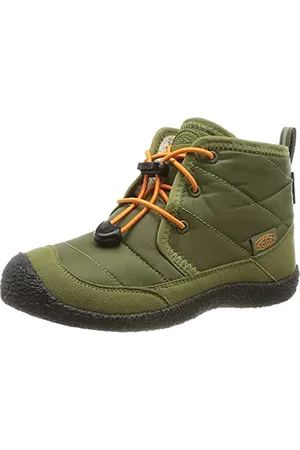 Keen Howser 2 Waterproof Chukka Boots, Capulet Olive/Russet Orange, 34 EU
