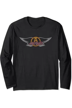 Aerosmith Wings-Logo im Vintage-Stil Langarmshirt