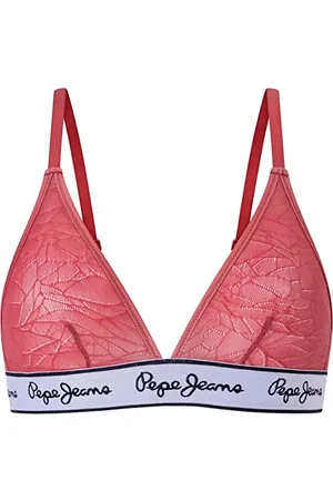Pepe Jeans Damen Mesh A Bra, Durchsichtig, , S
