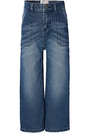 Noppies Kids Mädchen Girls Denim Pants Wide Leg fit Kik Jeans, Dark Blue-P095, 104