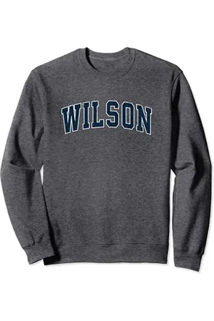Wilson North Carolina NC Vintage Sports Design Navy Sweatshirt