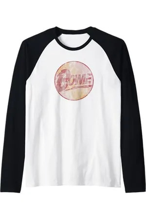 David Bowie Klassisch Raglan T-Shirt, Unisex, , S, Langarm, Klassisch, -Fans, Erwachsene, Unisex