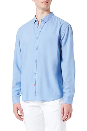 Timezone Herren Soft Linen Basic Shirt Hemd, , 3XL