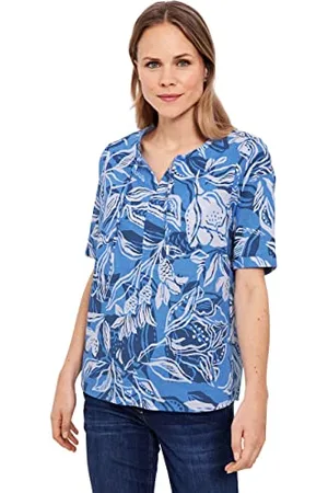 CECIL Damen B343752 Leinenbluse, , L