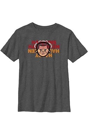 Stranger Things Unisex Kinder Hawkins Halloween Short Sleeve T-shirt, , Einheitsgröße