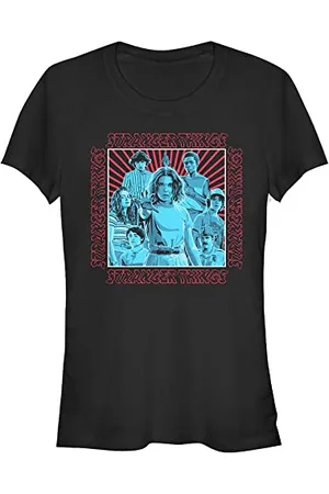 Stranger Things Damen Group Shot Short Sleeve T-shirt, , L
