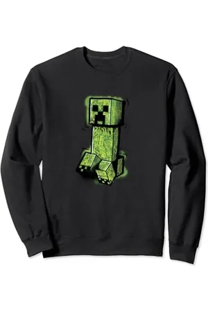 Minecraft Creeper Graffiti-Sitz Sweatshirt