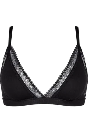 Sloggi Damen GO Ribbed R Bralette, Black, XL