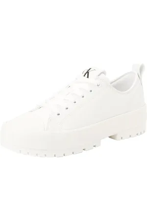Calvin Klein Jeans LUGGED HYBRID LOW OH MG NAPPA Turnschuhe Damen, Weiß (Bright White), 38 EU