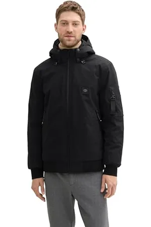 TOM TAILOR Herren 1041320 Blouson Jacke mit Polsterung, 29999-Black, XL
