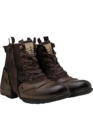 Replay Herren Stiefel Clutch mit Reißverschluss, Braun , 40