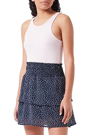 ONLY Damen Onlann Star Layered Smock Noos Ptm Rock, Night Sky, S EU