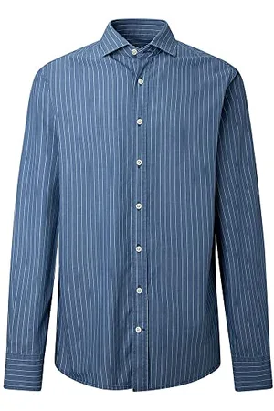 Hackett Herren Pinstripe Hemd, , M