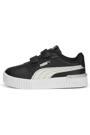 PUMA Baby-Mädchen Carina 2.0 Mermaid V INF Sneaker, Black-Lilac Chiffon Silver White, 22 EU