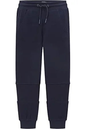 TOM TAILOR Jungen Kinder Sweathose mit Struktur 1035693, Blau, 92-98