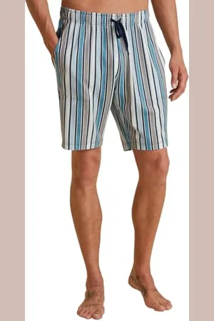 Calida RMX Sleep Bermudas Herren, mit Seitentaschen, aus 100% Baumwolle