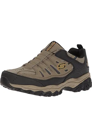 Skechers Herren Afterburn M. Fit Wonted Slipper, Kieselstein , 47.5 EU X-Weit