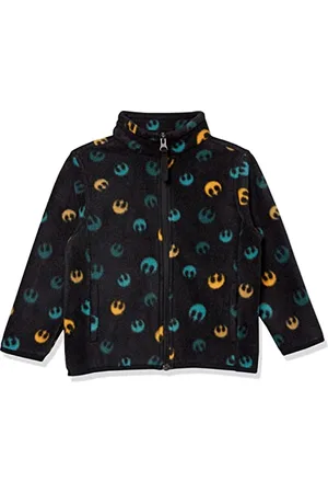 Amazon Disney | Marvel | Jungen Polarfleece-Jacke mit durchgehendem Reißverschluss und Stehkragen, , 8 Jahre