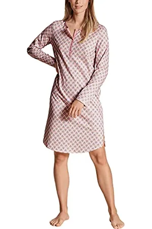 Calida Lovely Nights Nachthemd Damen, aus 100% Baumwolle