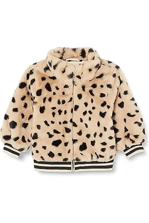 NAME IT Mädchen NMFMINDY Faux FUR Jacket Leo Jacke, , 104