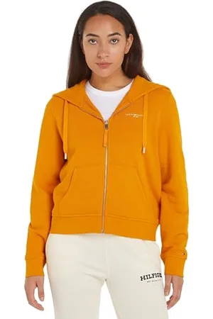 Tommy Hilfiger Damen Hoodie mit Reißverschluss 1985 Zipper, , XL