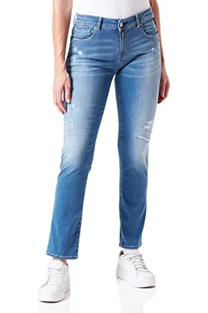 Replay Damen Faaby Hyperflex Re-Used Xlite Jeans, , 23W / 32L